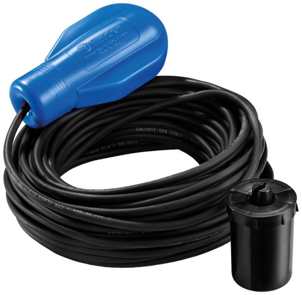 Schwimmerschalter Finder 72.A1, 1W 10A/250VAC, blau, Kabel H05 RN-F 5m 