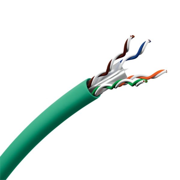 Câble informatique EASYNET non blindé U/UTP cat.6 l=305m, vert 