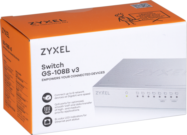 Switch ZyXEL GS-108B v3 