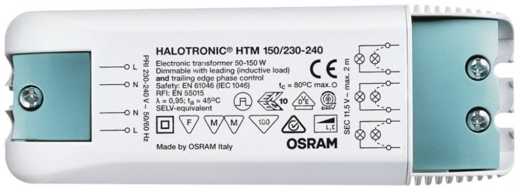 Trasformatore elettronico Halotronic HTM 150/230…240V 