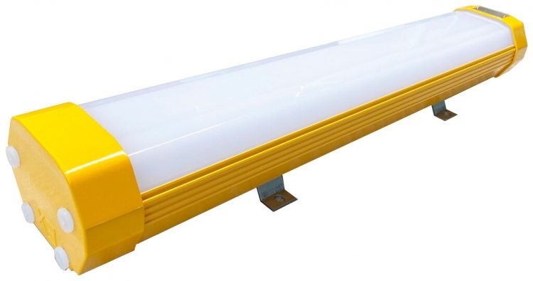 Plafonnier LED Ex ELBRO 50W IP66 pour zone 1, 21 et 2, 22 jaune 