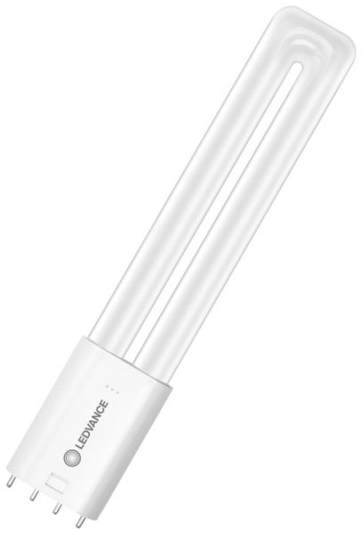 LED-Lampe LEDVANCE DULUX LED L18 2G11 8W 900lm 3000K 229.5mm mattiert 140° 
