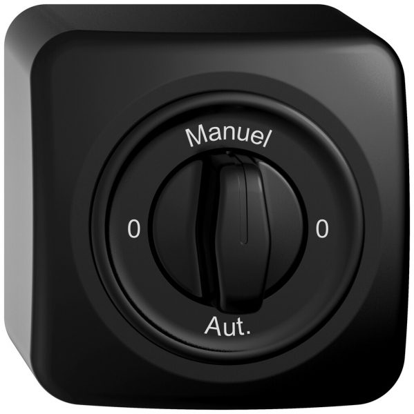 Interrupteur rotatif AP STANDARDdue SNAPFIX® manette 2/1L 0-Manuel-0-Auto no 
