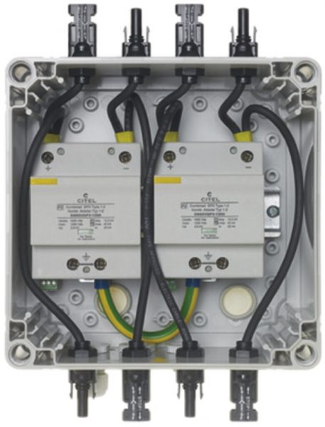 Coffret de connexion PV GAK 60VG-1000-2ST-2MPP, 30A t1+2 