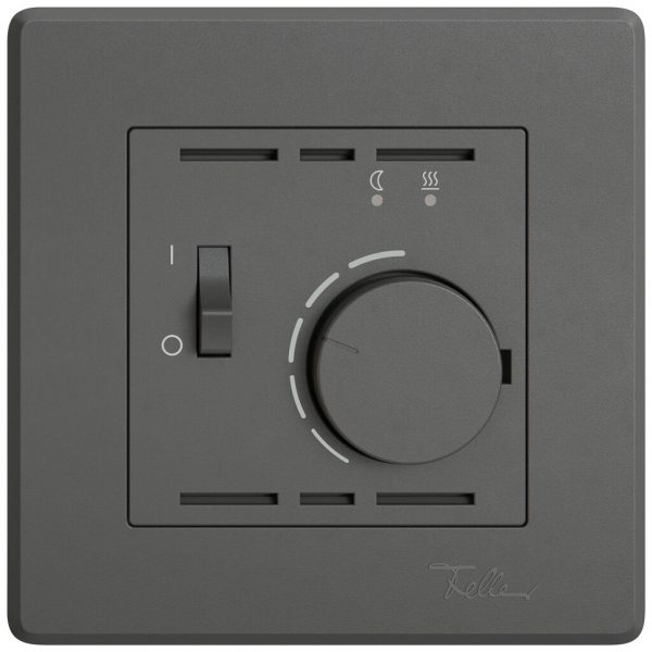 Thermostat d'ambiance ENC EDIZIO.liv SNAPFIX® p.chauffages par le sol grf 