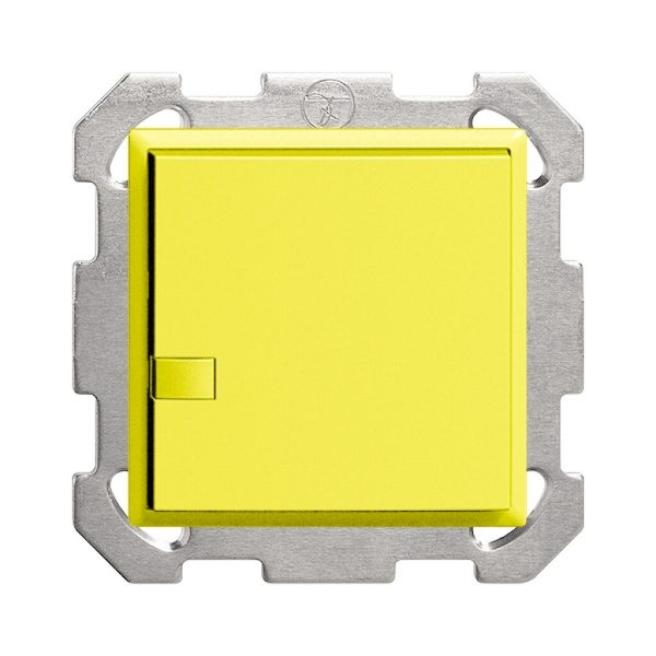 Variateur LED ENC EDIZIOdue ZEP FM sans LED 1×bouton 1×commande lemon 