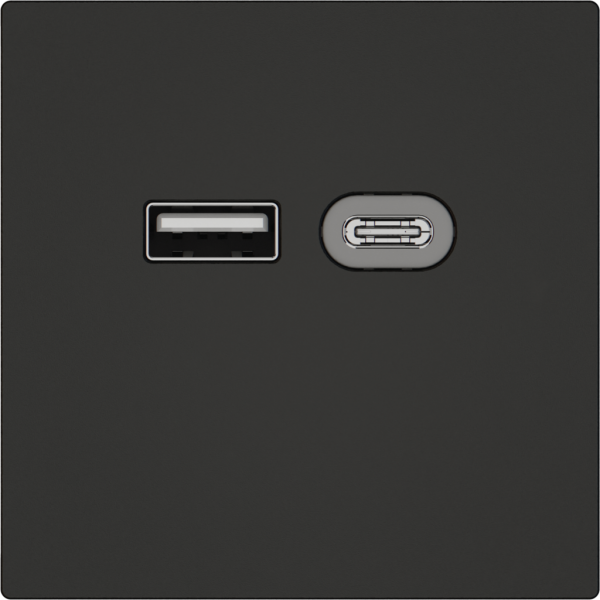 Prise de charge USB EDIZIO.liv SNAPFIX® 230VAC 18W 1×USB A 1×USB C no 