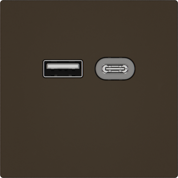 USB-Ladesteckdose EDIZIO.liv SNAPFIX® 230VAC 18W 1×USB Typ A 1×USB Typ C br 
