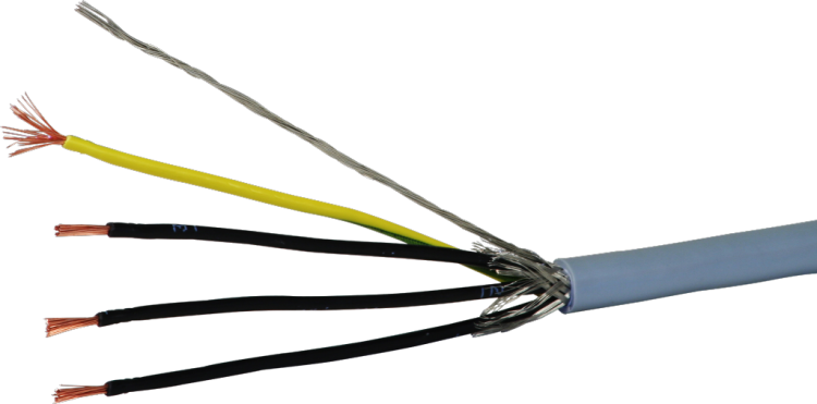 Câble de commande CY 4x1,5mm² num.gr Une longueur