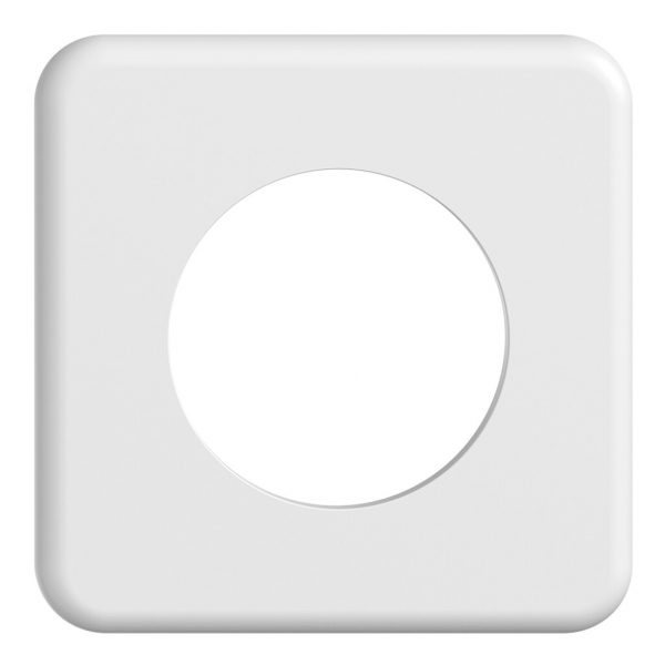 Plaque de recouvrement STANDARDdue 1×1 1×Ø50, blanc 