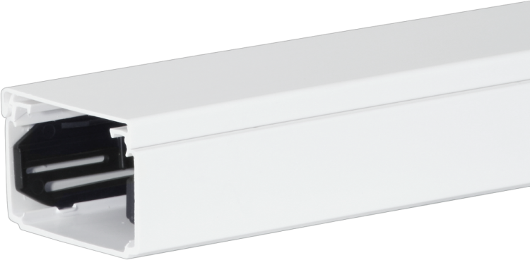 Canal d'installation tehalit LF 60×40×2000mm (l×h×L) PVC blanc pur 