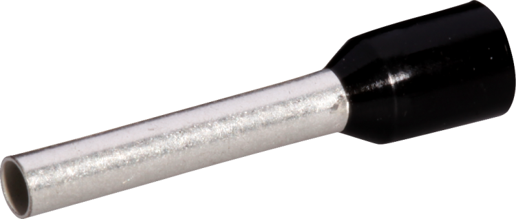 Embout de câble Ferratec DIN is. 1.5mm²/12mm noir 