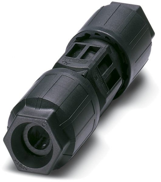 Connecteur QUICKON 4LPE 1…2.5mm² Ø6…11mm 2×écrou noir 
