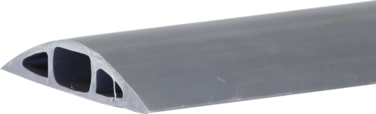 Copricavo per pavimento in gomma 76×17mm 1.5m grigio 