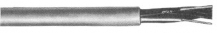 Cavo di comando LiYY 4×0.5mm² numerato grigio Una lunghezza
