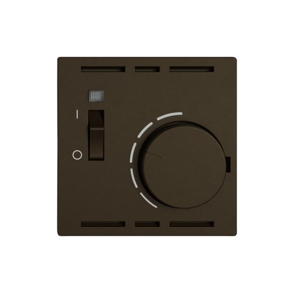 Montageset EDIZIO.liv SNAPFIX® f.Thermostat mit Schalter br 