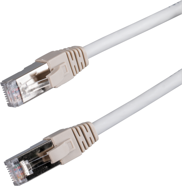Câble de distribution  RJ45 20.0m gr S/FTP cat. 6A s. h. 