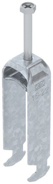 Schnellverleger BET 2056 H-Fuss Metall 16…22mm 3×Kabel Stahl tfZn 