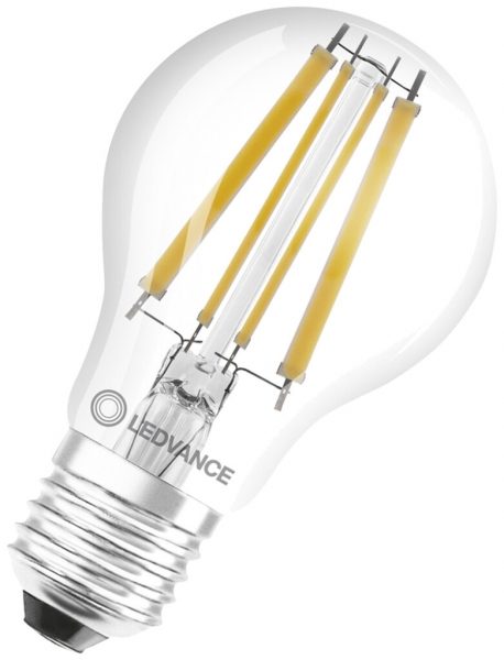 LED-Lampe LEDVANCE CLAS A E27 11W 1521lm 927 DIM Ø60×105 Typ A klar CRI90 