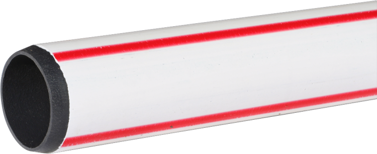 Tube prot.câble Ø92×80mm L=5m gris clair KRSOM-H sans manchon 