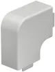 Angle plat Bettermann pour canal d'installation WDK gris clair 40×60mm 