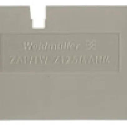 Plaque terminale/intermédiaire WM ZAP/TW ZT2.5/4AN/4 85.35×27mm be 
