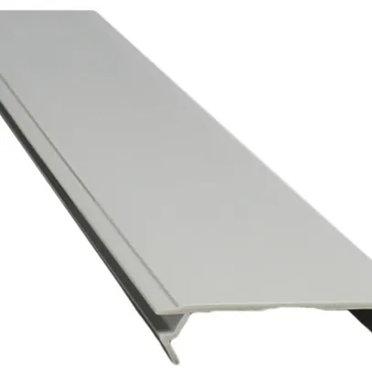 Striscia di copertura SES AA45, PVC, 2m, grigio chiaro 