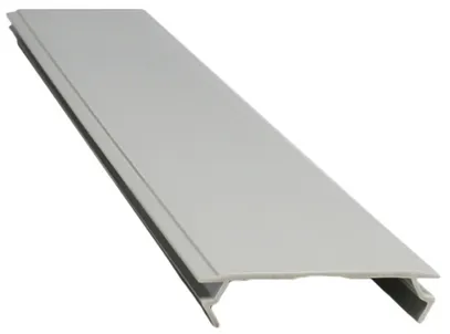 Striscia di copertura SES AA45, PVC, 2m, grigio chiaro 