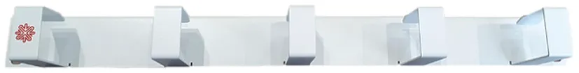 Panneau de renvoi 19'' ITplus 1UH, 5 étriers d.rangement, kit fixation, blanc 