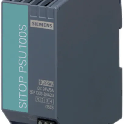 Alimentazione Siemens SITOP PSU100S, IN:120/230VAC, OUT:24VDC/5A 
