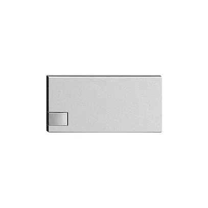 Tasto 1/2 KNX/elettronic.s.LED EDIZIOdue comando semplice silver 