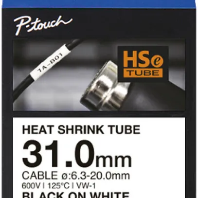 Gaine rétractable Brother HSE-261E 1.5m×Ø31mm pour câble Ø20…6.3mm bc-no 