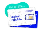 Digital Republic Flatrate 10 SIM | 365 Tage max. 10 Mbits Download, 5 Mbits Upload 