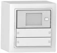 Termostato ambiente AP SIDUS KNX RTR Design 2/4, bianco 