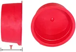 Bouchon de fermeture PE pour tube de protection 110mm rouge 