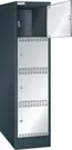 Akku-Ladeschrank mit Fächern (B×T×H) 415×580×1790 mm 1×4 Fächer 