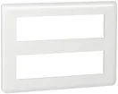 Placca di copertura MOS 2×8 moduli orizzontale bianco 