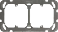 Placca di fissaggio I-I Hager orizz. 77×137mm per 2×FA6/M3/XLR 