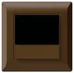 Thermostat d'ambiance ENC kallysto.line KNX s/e-link avec touches brun 