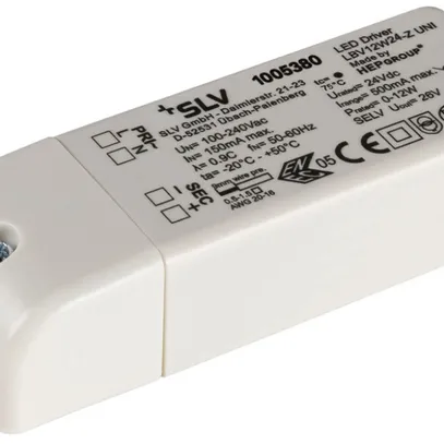 Convertitore LED SLV LBV12W24-Z UNI, 12W 24VDC max. 500mA 