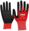 Gants de travail CIMCO Grip Flex taille 9/L noir/rouge 