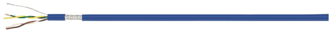Câble de commande Securaflex PUR Eca (St) C, Ø6.3mm, 1×2×0.75mm², 300V, bleu 