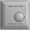 Thermostat d'amb.24V ENC EDIZIOdue silver, sans interrupteur 