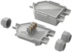 Boîte de dérivation AP Raytech BABY BOX a.gel 3×6mm² Ø8…18mm IP68 gris 