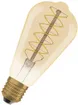 LED-Lampe LEDVANCE Vintage Edison E27 7W 600lm 2200K DIM Ø64×140mm klar Gold 