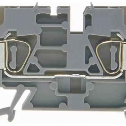 Durchgangs-Reihenklemme Woertz 0.2…2.5mm² 20A 600V Federzugansch.2×1 TH35 grau 