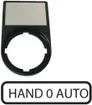 Porte-plaquette ETN RMQ HAND-O-AUTO noir 