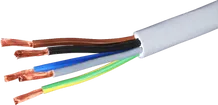 Câble FG16M16-flex, 5×6mm² 3LNPE sans halogène gr Cca Une longueur