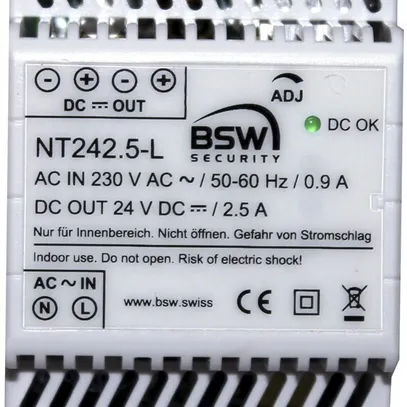Alimentazione AMD BSW NT242.5-L, 24…28VDC, 2.5A, per modulo di ricarica 
