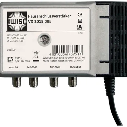 Amplificateur BK WISI VX2015 1.2GHz 15dB avec retour 65MHz 